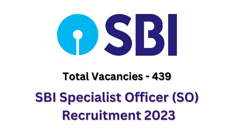 SBI SO Recruitment 2023 Notification